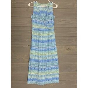 J Jill Maxi Sundress Sleeveless Womens XS Petite Summer Casual Business